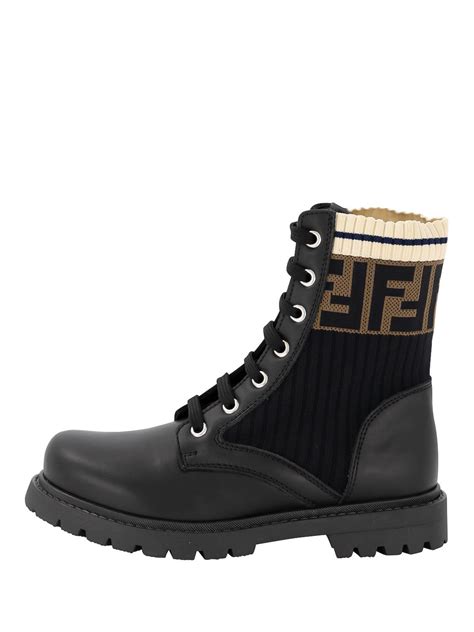 fendi stiefel reptil schwarz|Fendi Phoenix Saks.